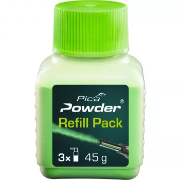 PICA-MARKER Pica Powder Nachfüllpulver für Pica-Dry Automatikstift, 8 Stück, 2,8 mm, 2B, Schwarz