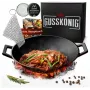 Gusskönig Pre-Seasoned Cast Iron Wok Pan 36 cm (GK-48)