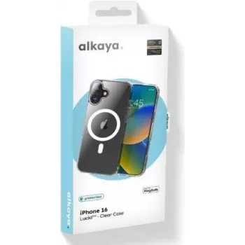 ALKAYA LUCID MagSafe Case für iPhone 16, Transparent
