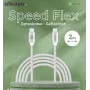 ALKAYA Speed Flex USB-C auf USB-C Kabel 2 m Weiß (CL-60031)