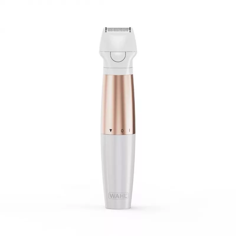 Wahl TRIM and SHAVE 3028668 Bikini-Trimmer, wiederaufladbar, Nass & Trocken, Weiß/Rosa