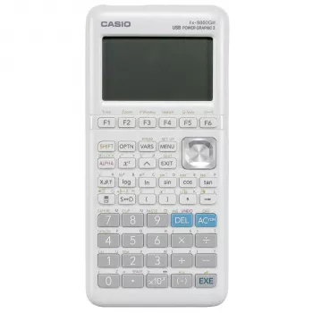 Casio FX-9860GIII-W-ET Grafikrechner, Natural V.P.A.M., 552 Funktionen, Solar & Batterie, Schwarz
