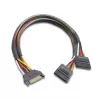Akasa AK-CBPW05-30 SATA Power Splitter Kabel 30 cm Schwarz