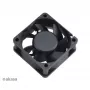 Akasa 60x25mm Black Case Fan 3-Pin Sleeve Bearing Medium Speed