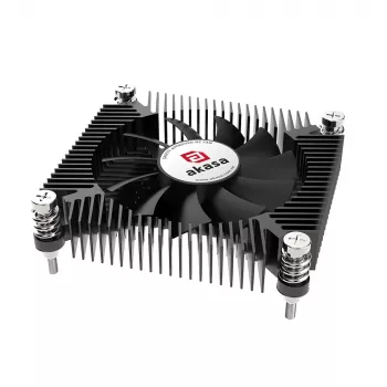 Akasa KS7 Intel LGA 1200/115X Low Profile CPU Kühler 16mm Höhe Schrauben und Backplate