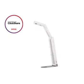 Lumens DC-F20 HD/2K USB-Dokumentenkamera, 5-MP-Sensor, 1920 x 1080 bei 30 fps, Aufnahmefläche 453 x 340 mm (A3), 16x Gesamtzoom (digital), integriertes Mikrofon