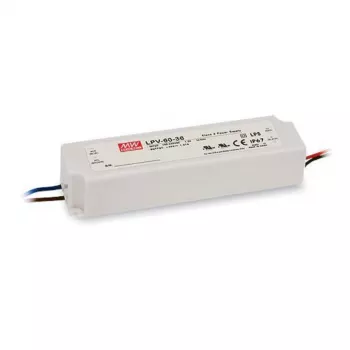 SYNERGY21 MEAN WELL LPV-60-24 60W 24V 2,5A IP67 Konstantspannungs-LED-Treiber