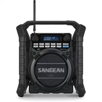 Sangean U-4 DBT+ (Utility 40) Tragbares DAB+/UKW-Radio mit Bluetooth, Schwarz
