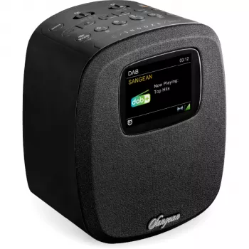 Sangean DCR-83 (Atomic 83) DAB+ / FM Digitaler Wecker mit Bluetooth 5.0, Schwarz