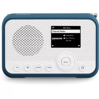 Sangean WFR-39 White - Ink Blue Tragbares Internetradio