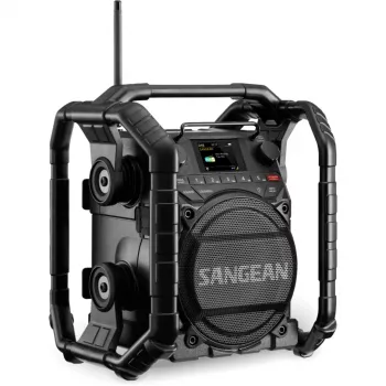 Sangean U-4X Black Tragbares DAB+/FM-Radio mit Bluetooth 5.0, IP64, 7W RMS