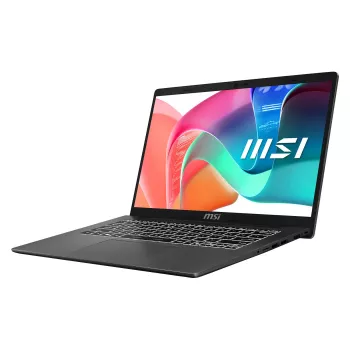 MSI Modern 14 F1MG-876FRNN Laptop, 14 Zoll Full HD IPS, Intel Core 5 120U, 16GB DDR4, 512GB SSD, Windows 11 Pro, französische AZERTY-Tastatur