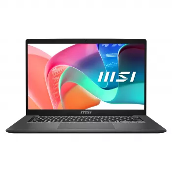 MSI Modern 14 F1MG-876FRNN Laptop, 14 Zoll Full HD IPS, Intel Core 5 120U, 16GB DDR4, 512GB SSD, Windows 11 Pro, französische AZERTY-Tastatur