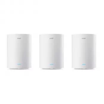 Acer Ovia T360 Wi-Fi 6 Mesh Router Triple Pack (3 Einheiten) - AX3000, Dual-Band, Abdeckung bis zu 7.500 sq. ft.
