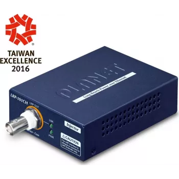 Planet LRP-101CH Long Reach PoE over Coaxial Extender, Wandmontage, 30W