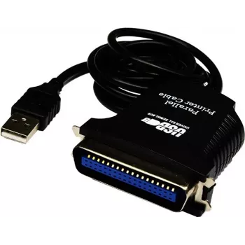 Exsys EX-1300-2 USB auf Parallel-Adapterkabel - 1m - Schwarz