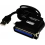 Exsys EX-1300-2 USB auf Parallel-Adapterkabel - 1m - Schwarz
