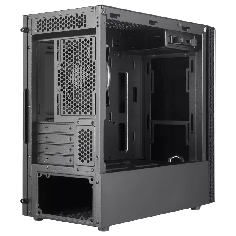 Cooler Master MasterBox MB400L Micro-ATX Mini Tower, Stahl, geschlossenes Seitenteil, ohne Netzteil