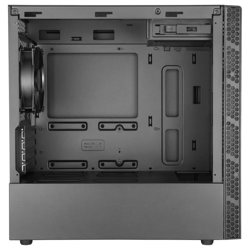 Cooler Master MasterBox MB400L Micro-ATX Mini Tower, Stahl, geschlossenes Seitenteil, ohne Netzteil
