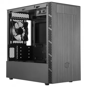 Cooler Master MasterBox MB400L Micro-ATX Mini Tower, Stahl, geschlossenes Seitenteil, ohne Netzteil