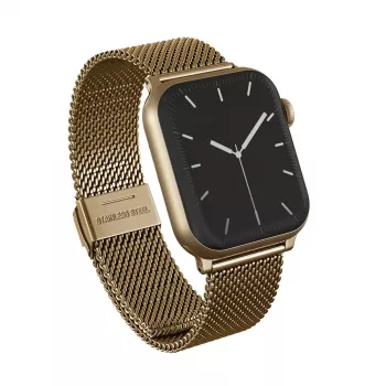 BURGA Metal Mesh Elegance Watch Band für Apple Watch 38/40 mm (Gold)