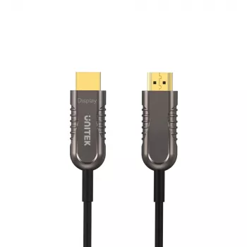 UNITEK Premium HDMI 60m Active Optical Cable - Schwarz