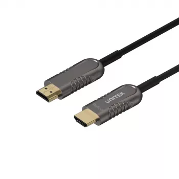 UNITEK Premium HDMI 60m Active Optical Cable - Schwarz