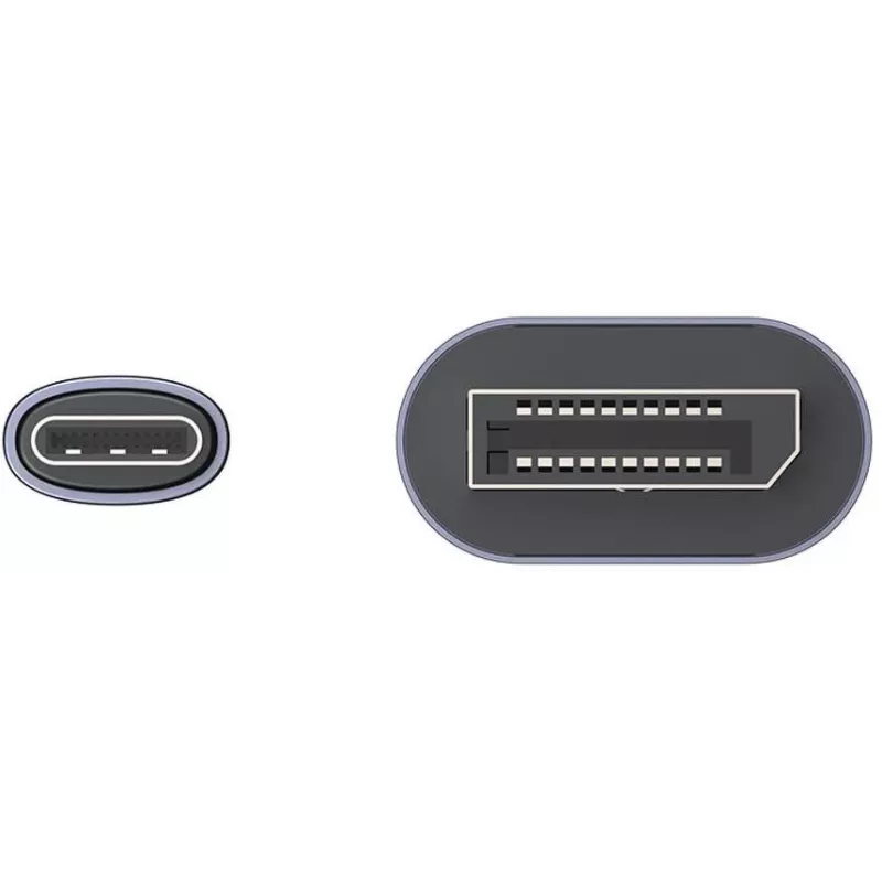 UNITEK Bidirektionales USB-C auf DisplayPort Kabel 16K 80Gbps HDR 1,8m