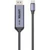 UNITEK Bidirektionales USB-C auf DisplayPort Kabel 16K 80Gbps HDR 1,8m