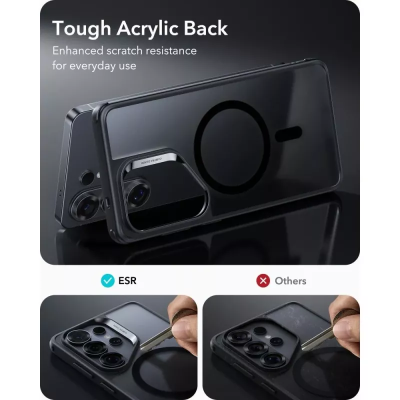ESR Classic Hybrid MagSafe Case für Samsung Galaxy S26 Ultra, Frosted Black