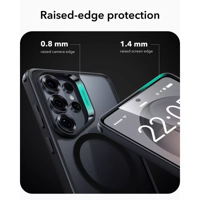 ESR Classic Hybrid MagSafe Case für Samsung Galaxy S26 Ultra, Frosted Black