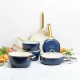 GreenPan Padova Reserve 6-teiliger Topf- und Pfannenset Blau