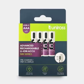 UNIROSS Akku-Pack, 4 Stk.