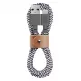 Native Union Belt Cable USB-A auf USB-C 1,2 m Zebra