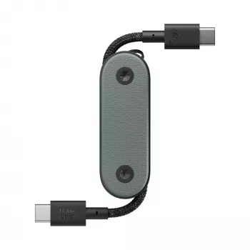 Native Union Pocket Cable USB-C auf USB-C 17 cm Slate Green
