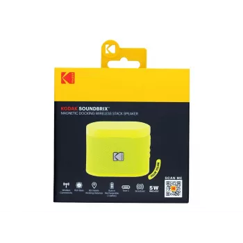 Kodak SoundBrix Wireless Stack Speaker Yellin's Yellow