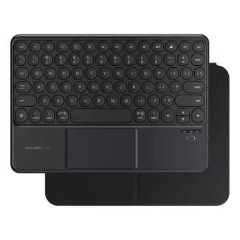 AMAZINGTHING Minimal Case Keylite Combo Keyboard Case für iPad Air 13 M3/M4 (2025/2026) - Schwarz