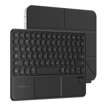 AMAZINGTHING Minimal Case KeyLite Combo Tastatur-Case für iPad Air 11 M2/M3/M4 (2024/2025/2026) - Schwarz