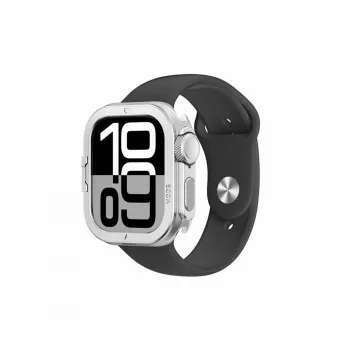 AMAZINGTHING Titan Pro Metallgehäuse für Apple Watch 11 46mm Aluminium Silber
