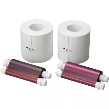 Mitsubishi Electric CK-D715 Dye-Sublimation Photo Paper & Ribbon Kit, 10x15 cm, 2x400 Prints, Glossy