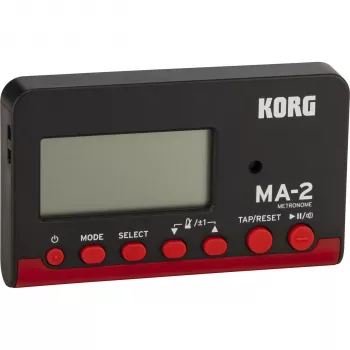 Korg MA2-BKRD LCD Pocket Digital Metronome Schwarz/Rot