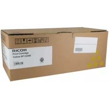 Ricoh SP C220E Original Toner Cartridge Yellow (407643)