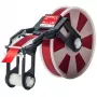 Brother MCFA2RD Stoff-Bügelband-Kassette - Roter Druck auf Weiß - 12mm x 3m