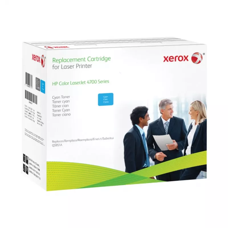 Xerox Cyan Toner Cartridge (Alternative zu HP Q5951A) für HP Colour LaserJet 4700 Serie - 11.600 Seiten