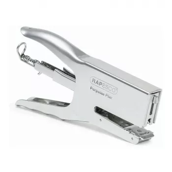 Rapesco Porpoise Classic Zangentacker 50 Blatt Chrom 24/6 + 26/6 Heftklammern
