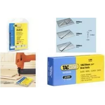 TACWISE 18 Gauge Brad Nails 30 mm galvanisiert, 5000 Stück, kompatibel mit pneumatischen Brad-Naglern - 1 Packung (0397)
