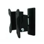 B-TECH BT7518/B Fixed Wall Mount für 10-23 inch Bildschirme, VESA 75x75/100x100, 20 kg Tragfähigkeit, Schwarz