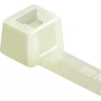 HellermannTyton T30L-PA66-NA-C1 Kabelbinder, innenverzahnt, T-Serie, 190mm x 3,5mm, transparent, 100 Stück