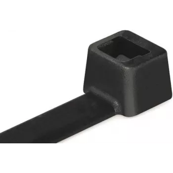 HellermannTyton UB200C-B-PA66-BK Kabelbinder 200x4,6mm Schwarz (100er Pack)