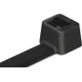 HellermannTyton UB200C-B-PA66-BK Kabelbinder 200x4,6mm Schwarz (100er Pack)